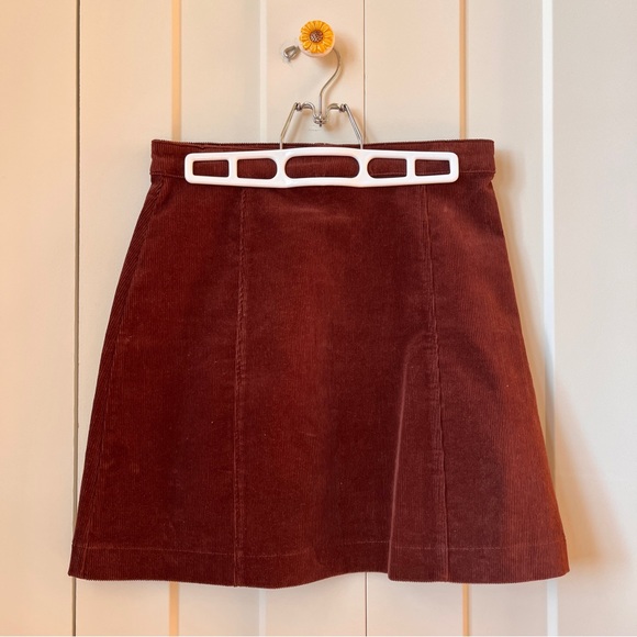 Princess Highway Dresses & Skirts - Princess Highway Size Small Purple-ish Brown Corduroy Skirt
